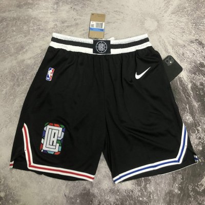 NBA Los Angeles Clippers 2022-23 city shorts noir